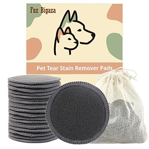 Fuz Bigaza Gentle Tear Stain Wipes Dogs And Cats Dog Eye Grooming Wipes Reusa...