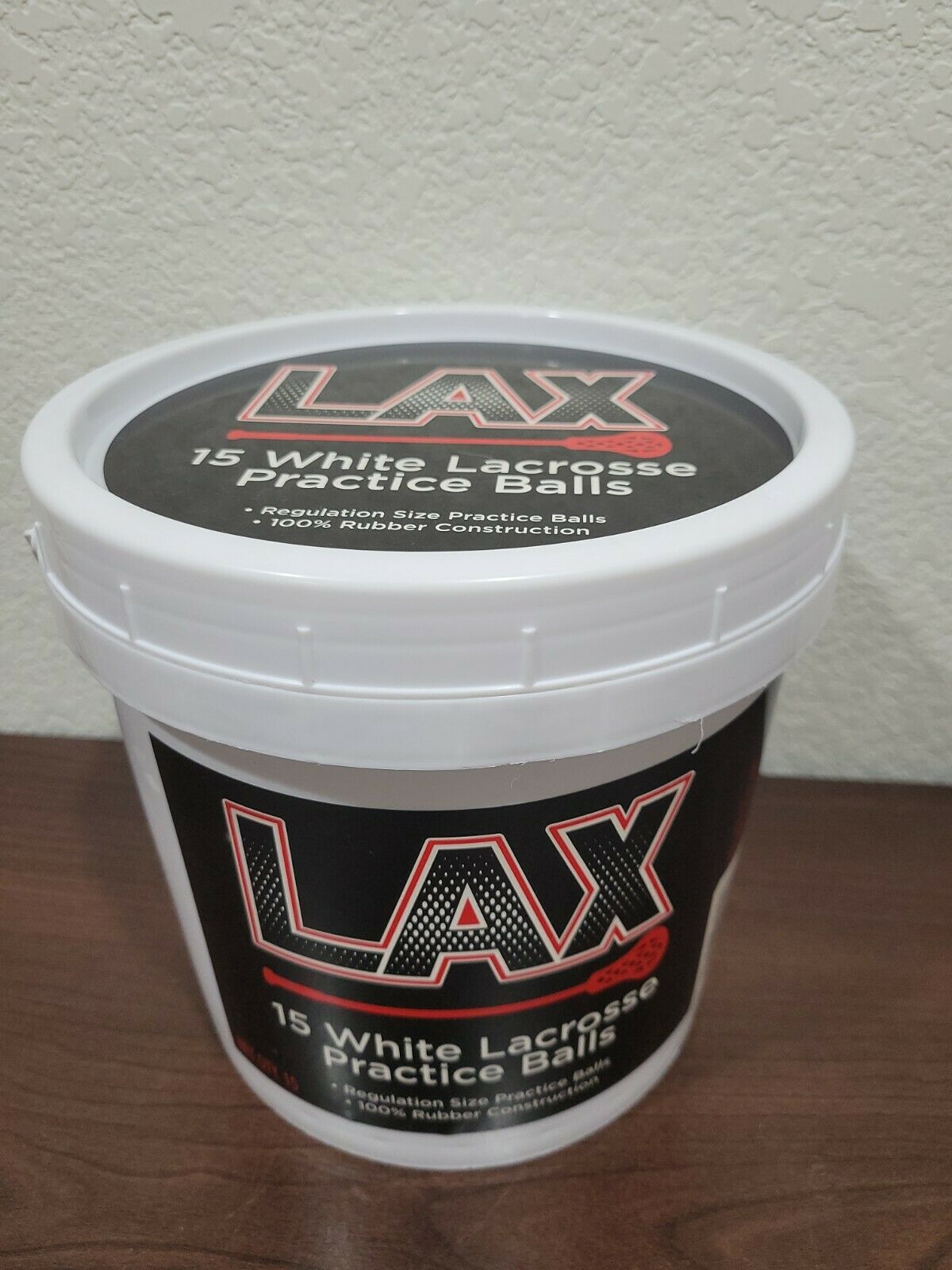 Lax Gadgets Soft Lacrosse Practice Balls, 15 Pack, White