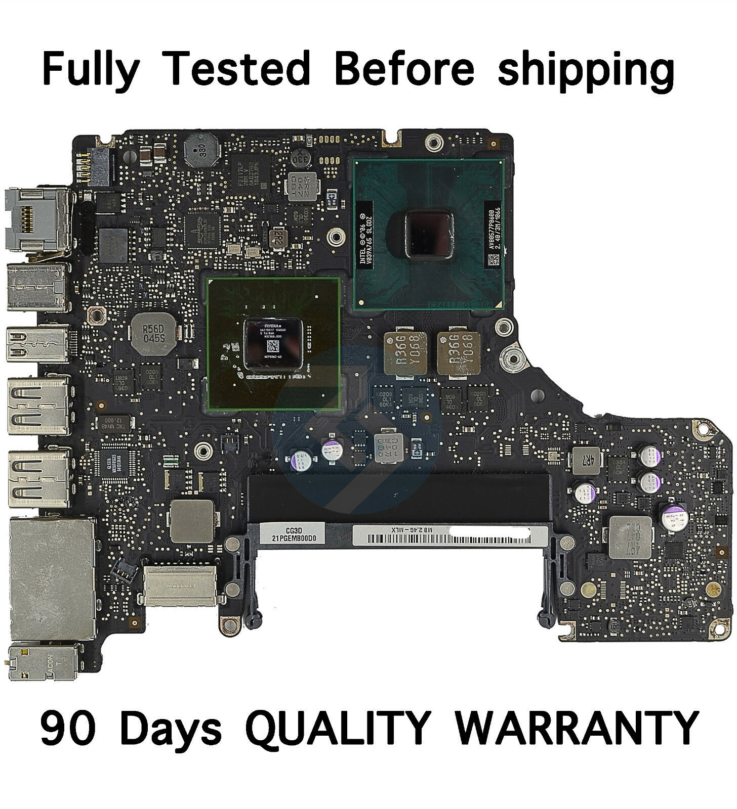 Logic Board 820-2879-b 661-5559 Tested For Macbook Pro 13" A1278  2010 2.4ghz