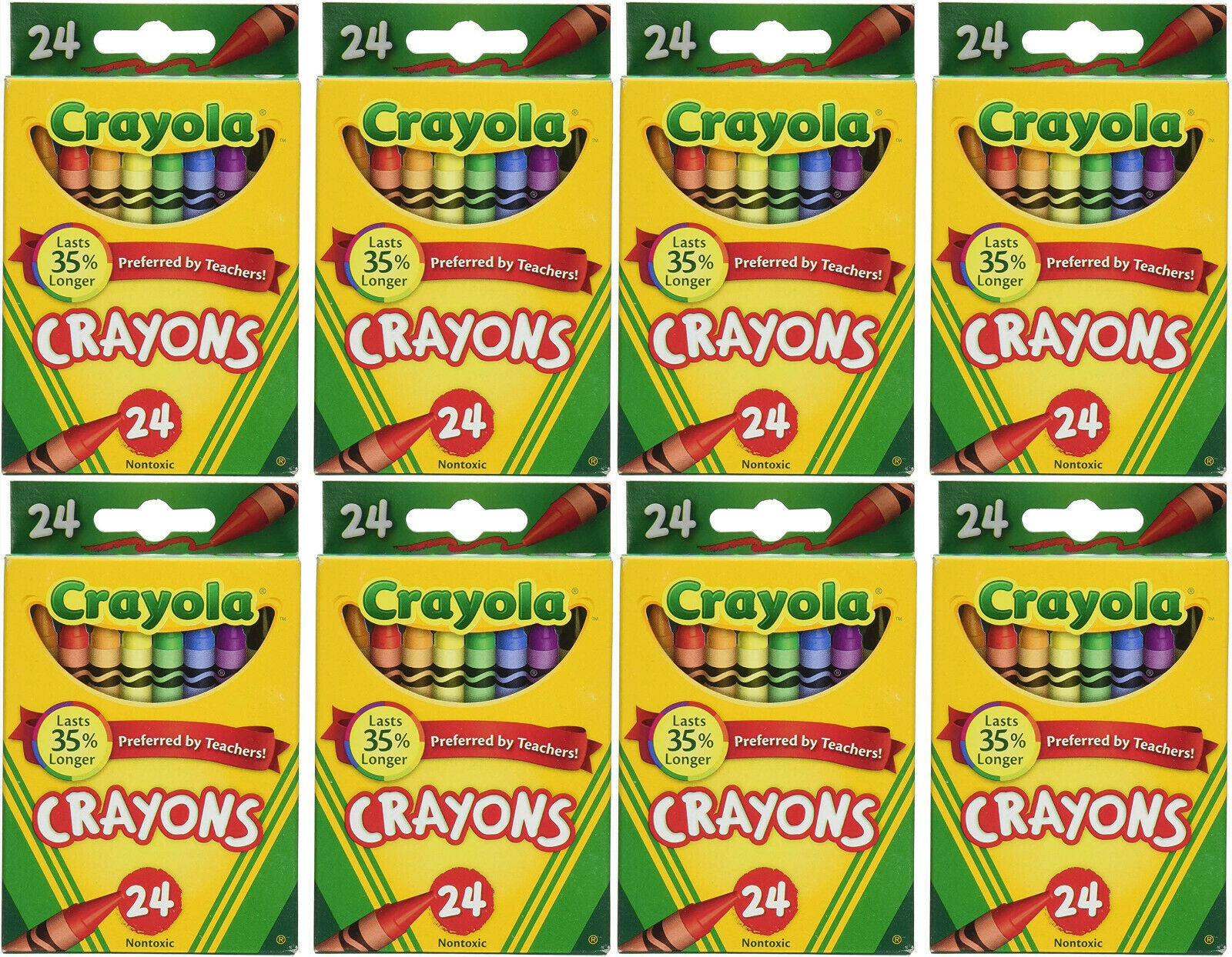 Crayola 52-3024 Crayons - 24 Count (8)
