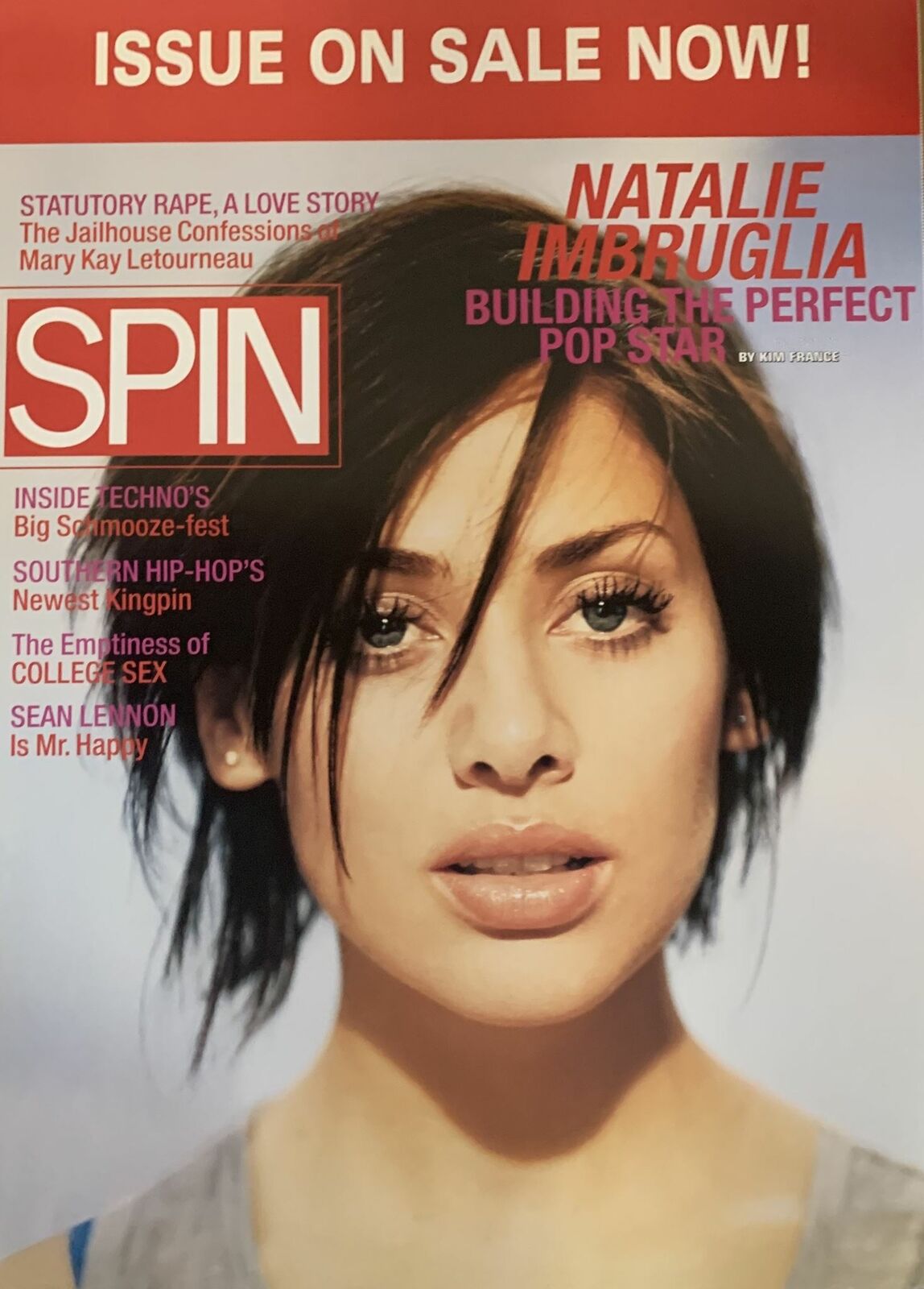 Natalie Imbruglia Spin Magazine Cover Poster 24 X 32