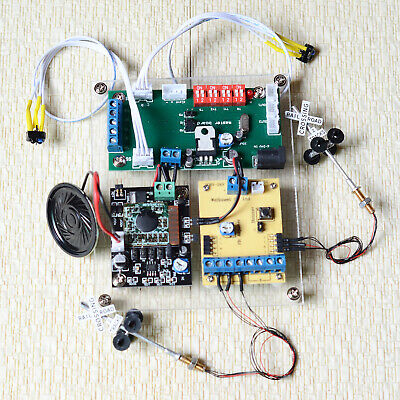 1 Set Grade Crossing Signal + Automatic Control System With Sound Effect & Blink