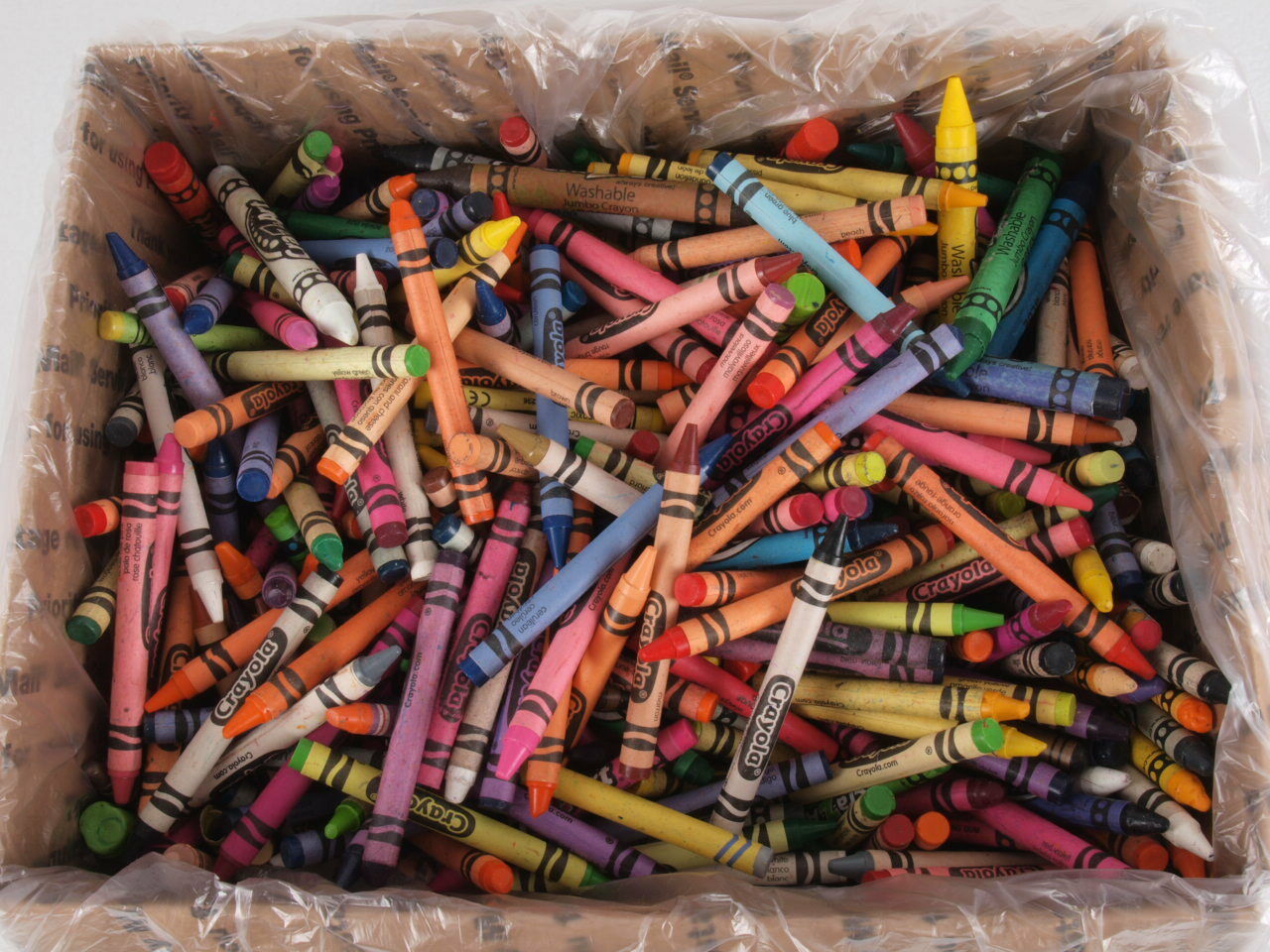 Used Crayon Lot 7 Pounds Mixed Colors Brands Crayola Crazy Art Crafts Homeschool