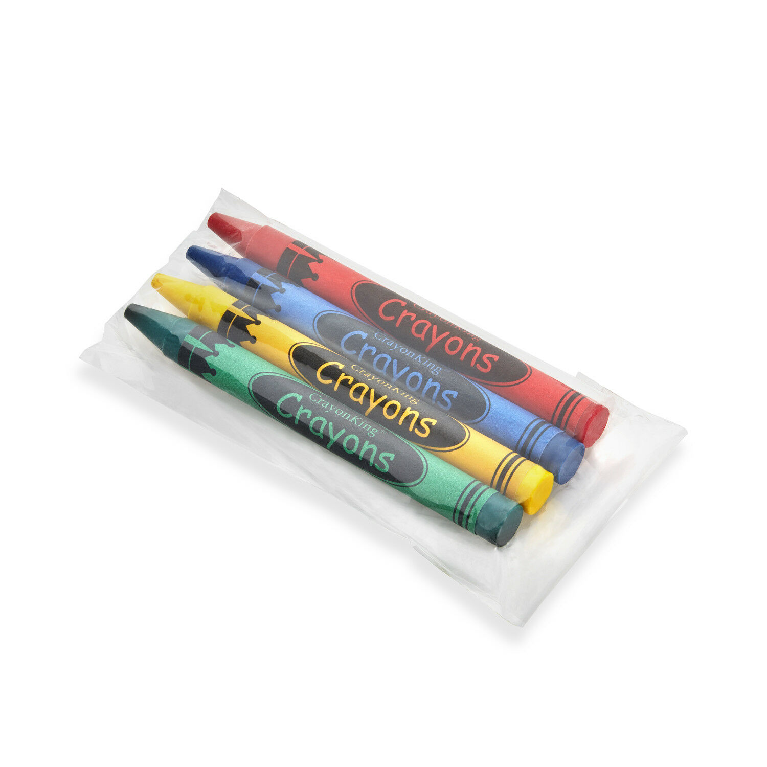Crayonking 2,000 Bulk Crayons (500 Sets Of 4-packs In Cello) Coloring Crayons