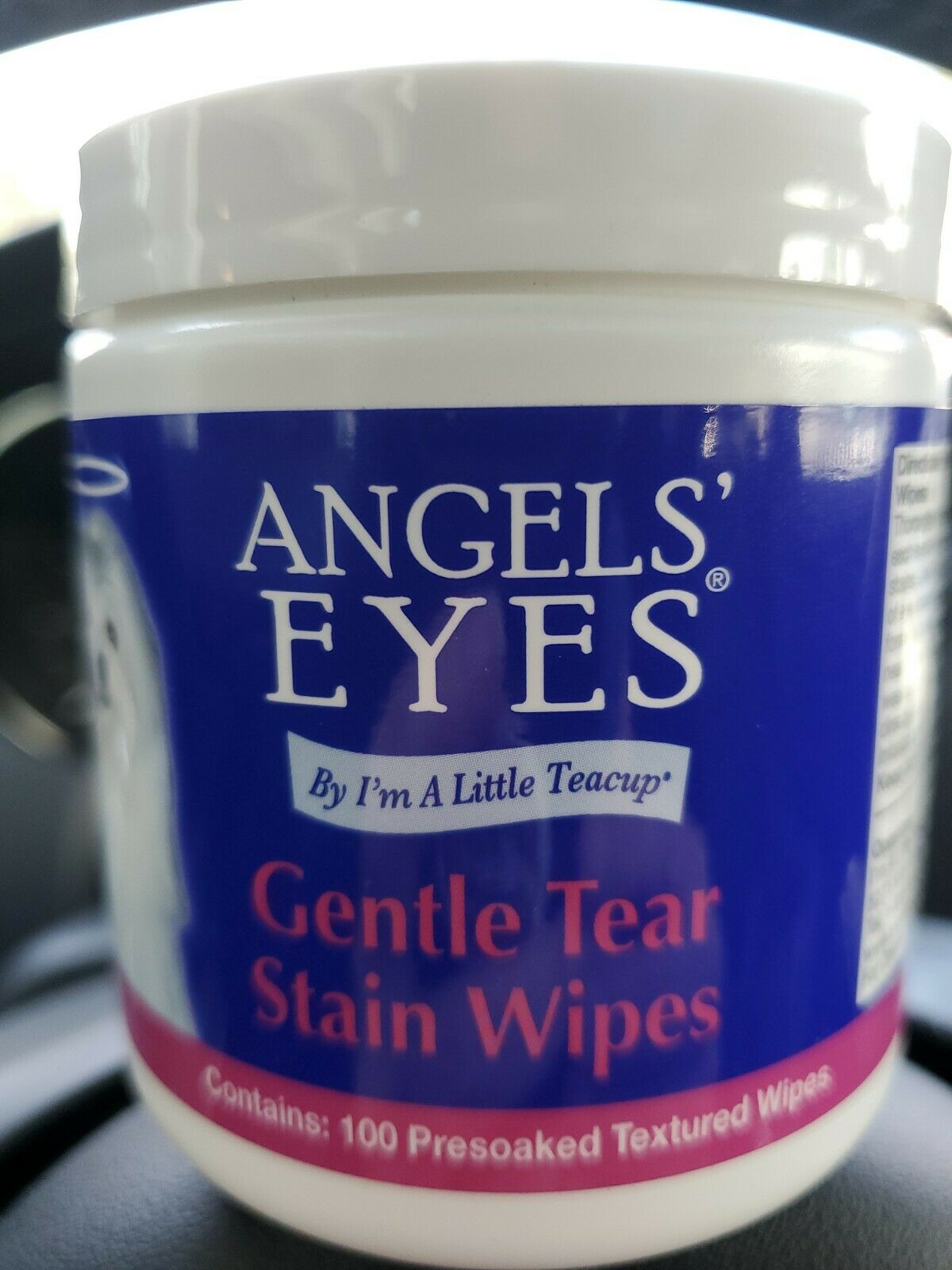 Angels' Eyes Gentle Tear Stain Wipes For Dogs - 100 Ct - Presoaked Textured