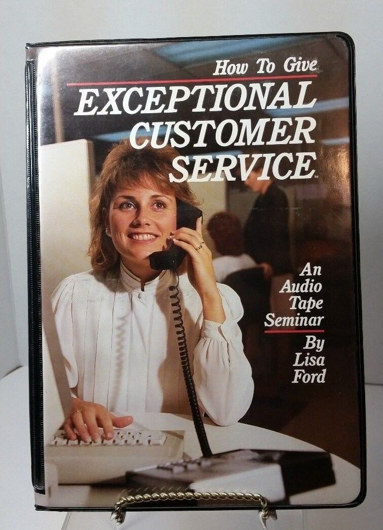 Exceptional Customer Service Cassette Tape Seminar Lisa Ford Career Track 1987