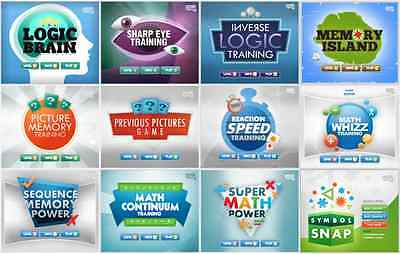 Target Brain Fitness Program Mental Games Health Exercise Digital Pc Software