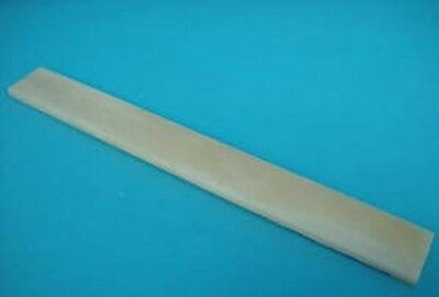 1 Pcs Real Solid Camel Bone Classical Guitar Saddle Blank For 3/32" Slot