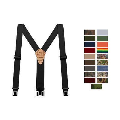 Perry Hook-on Belt Suspenders - The Original All Colors, Regular And Big & Tall