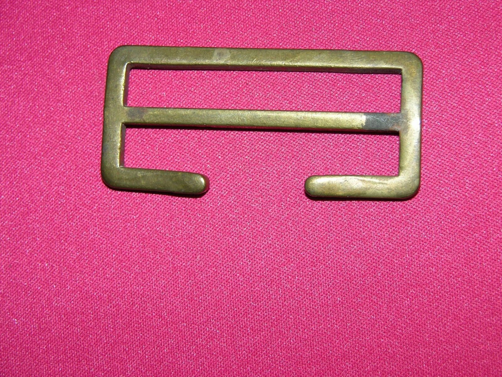Vintage Civil War Period Partial Brass Belt Buckle
