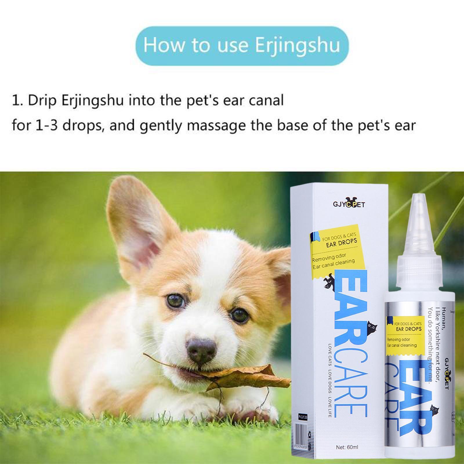 Ear Cleaner For Pet Dogs Eliminate Ear Mites And Ear Eliminate 2q6w Itching Z6r8