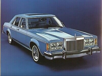 1978 Lincoln Versailles (nos) Prestige Dealer Sales Brochure