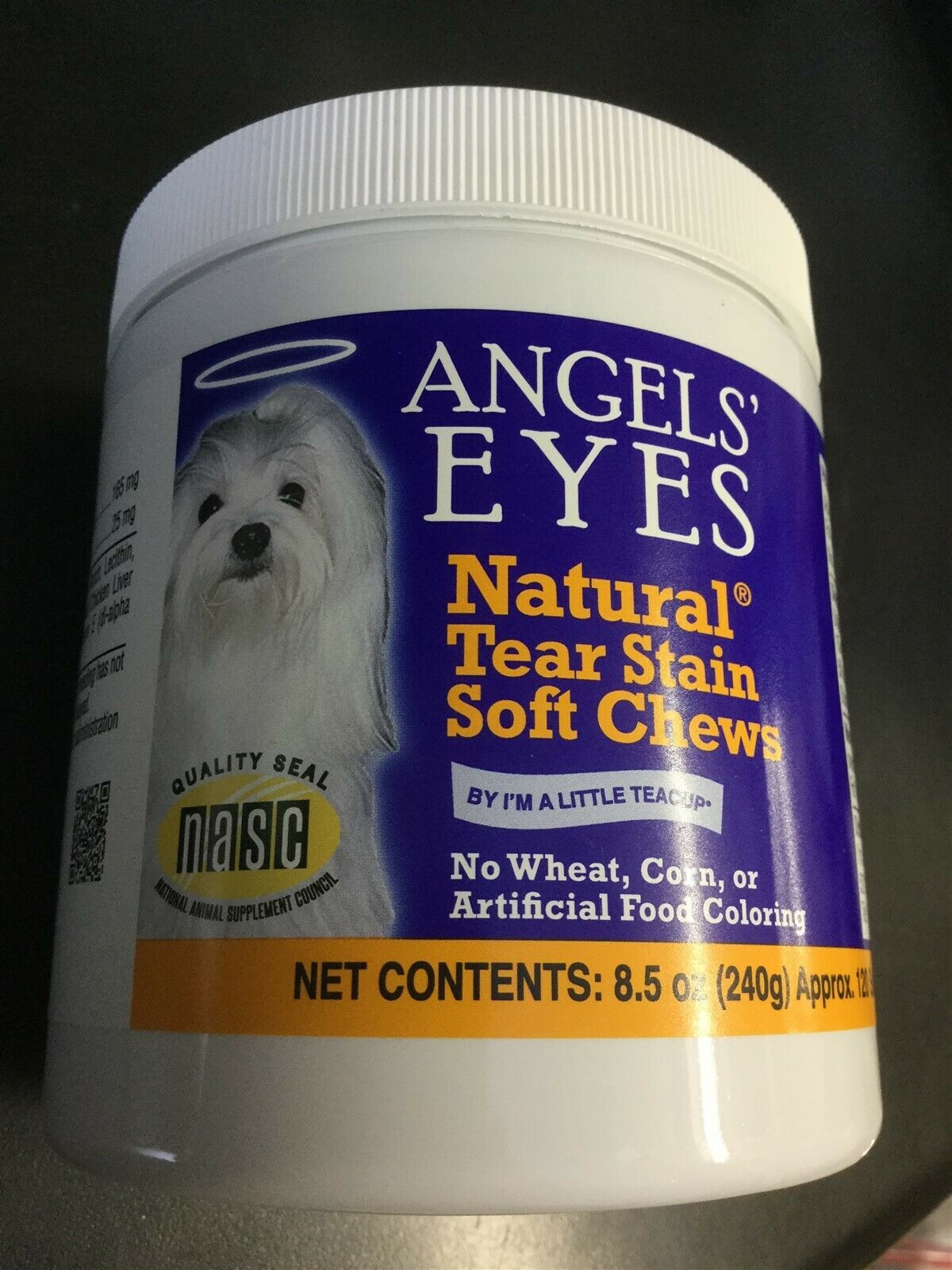 Angels' Eyes Natural Tear Stain Chews 120 Soft Chews 11/2021+ #5138