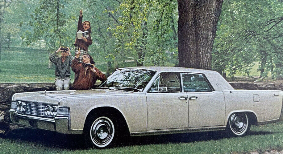 Lincoln Motor Car Vintage Magazine Ad 1960’s Continental Unique Experience