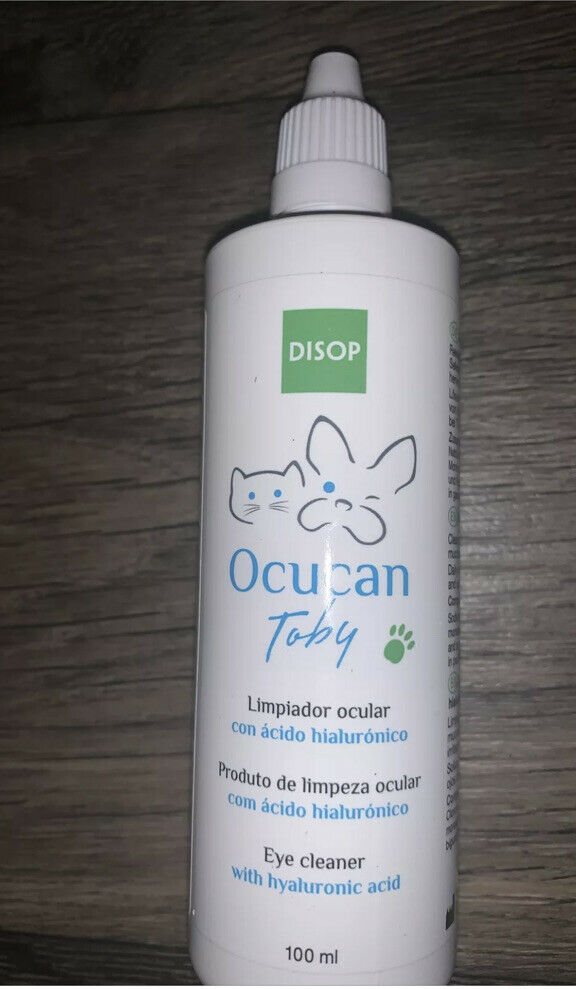 Ocucan Toby Cat And Dog Eye Cleaner With Hyaluronic Acid By Disop 100 Ml 8/23